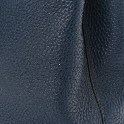 Prada Vitello Daino Top Handle Bag Baltico 12 of 13