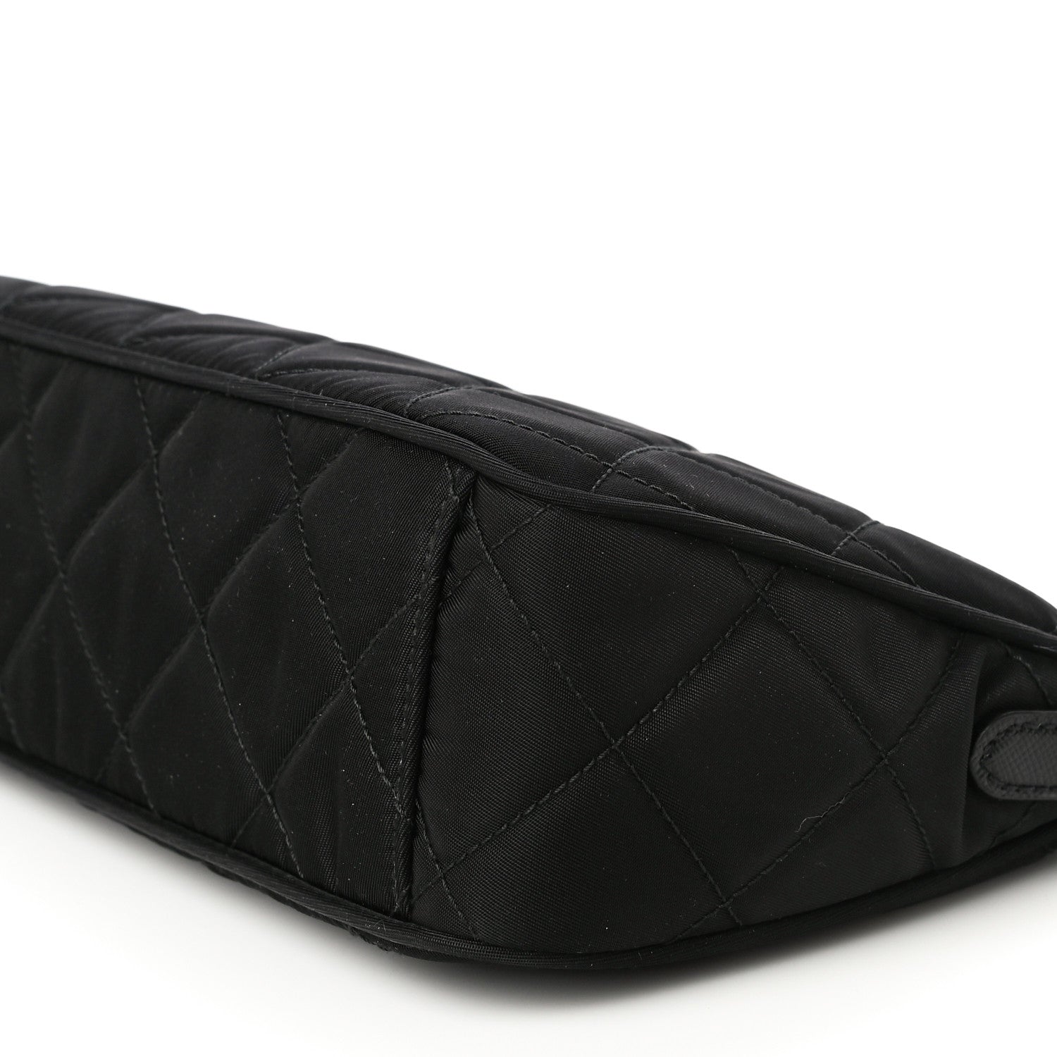 Prada Nylon Tessuto Impuntu Quilted Crossbody Bag Black 9 of 9