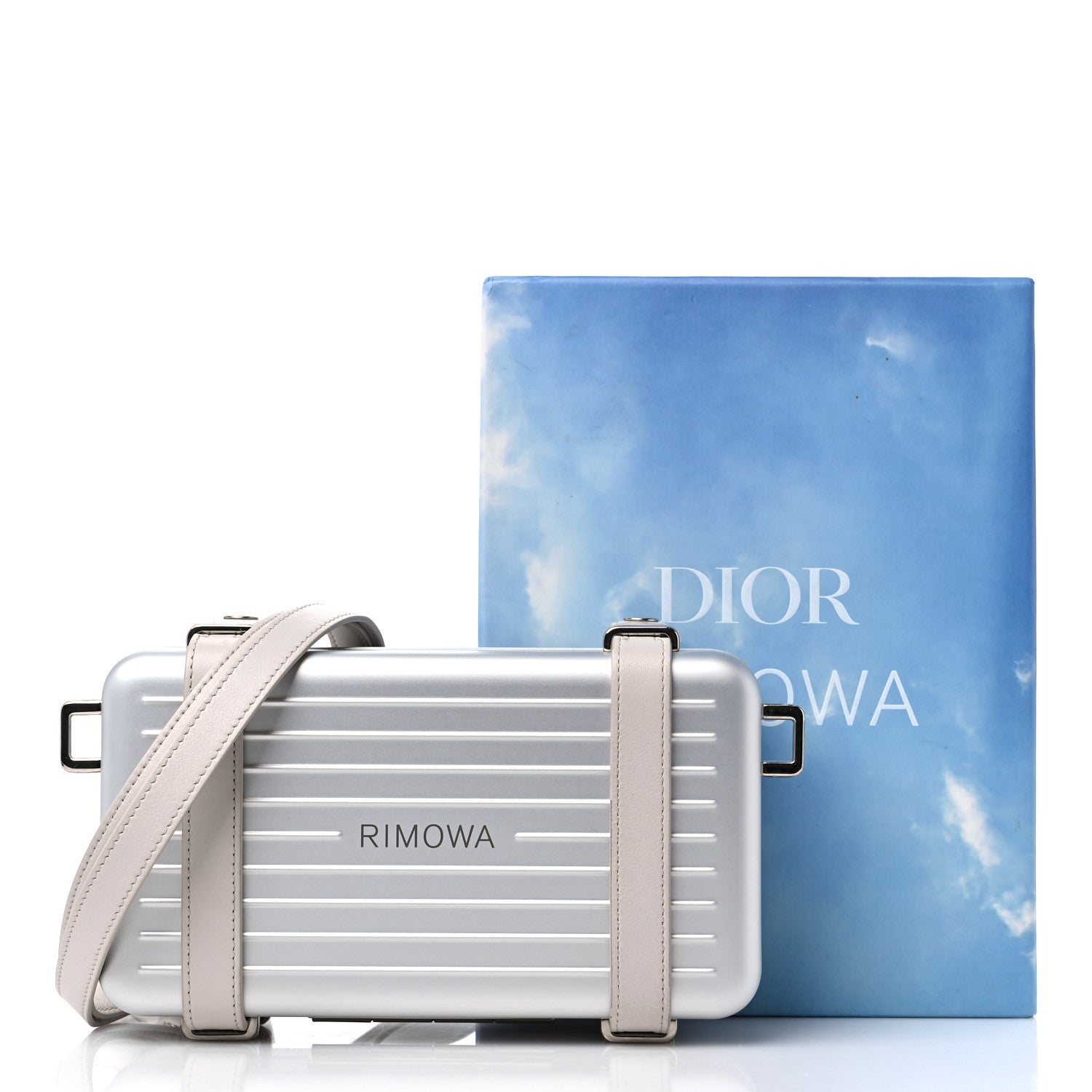 Christian Dior X RIMOWA Aluminum Personal Clutch On Strap Silver 12 of 12