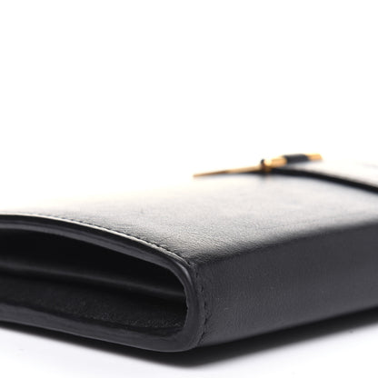 Saint Laurent Calfskin Classic Y Ligne Zip Wallet Black 12 of 19
