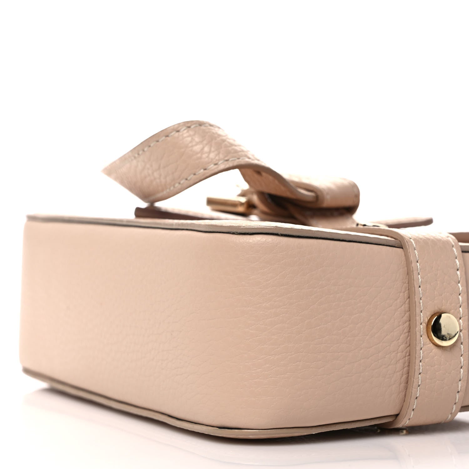 Jimmy Choo Pebbled Calfskin Studded Bag Nude 8 of 8