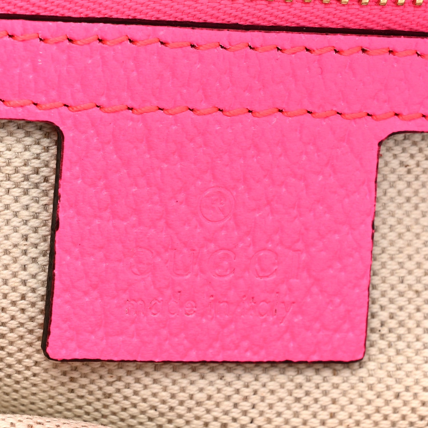 Gucci Canvas Flora Floral Shoulder Bag White Fuchsia Fluo 6 of 9