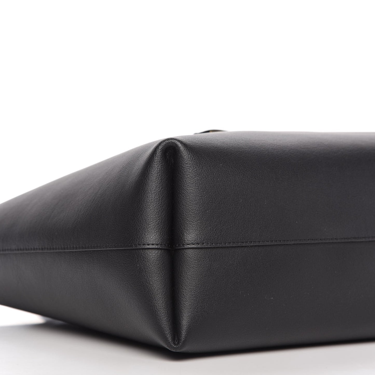 Calfskin Large Shopping Tote Black