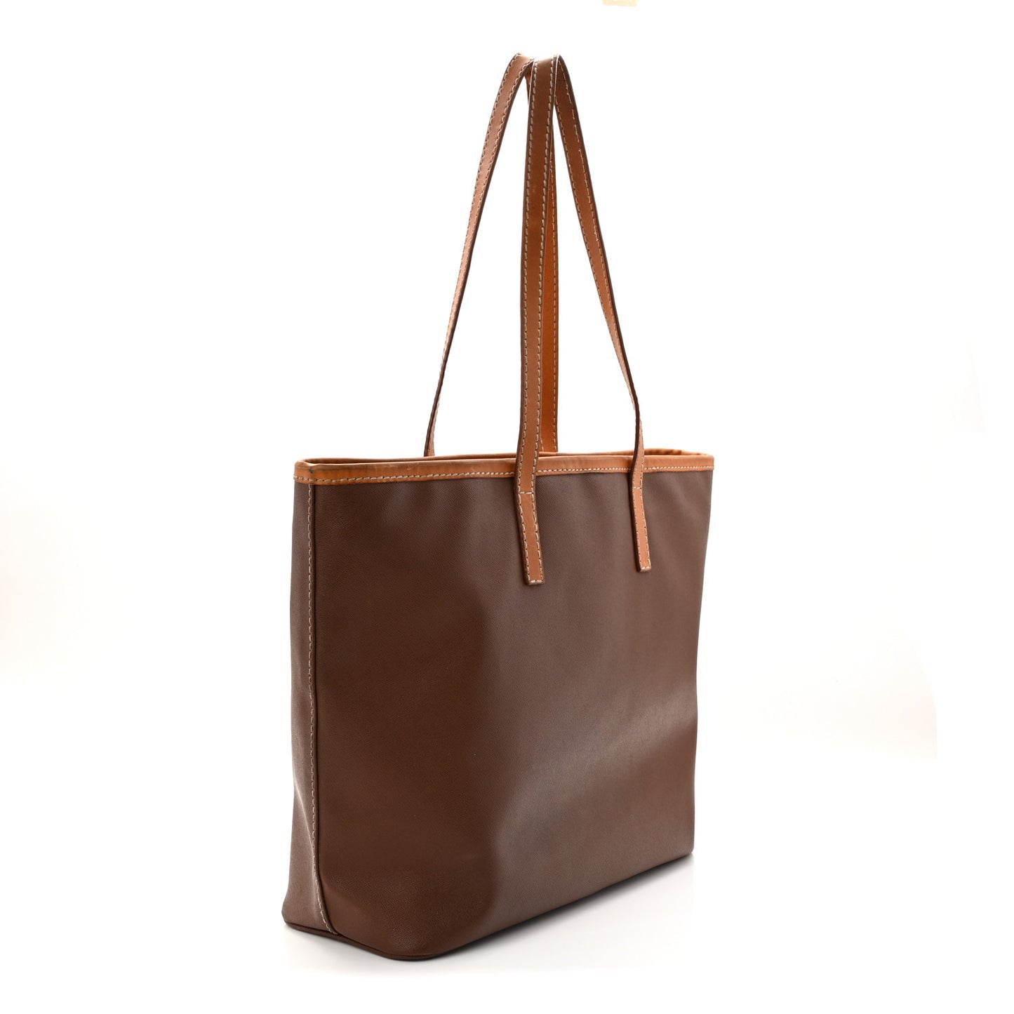 Saffiano Cuir Tote Cognac