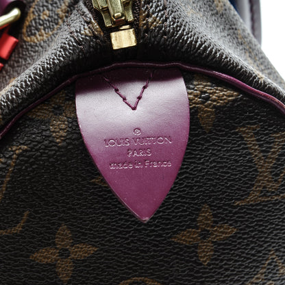 Louis Vuitton Monogram Totem Speedy 30 Magenta 6 of 6