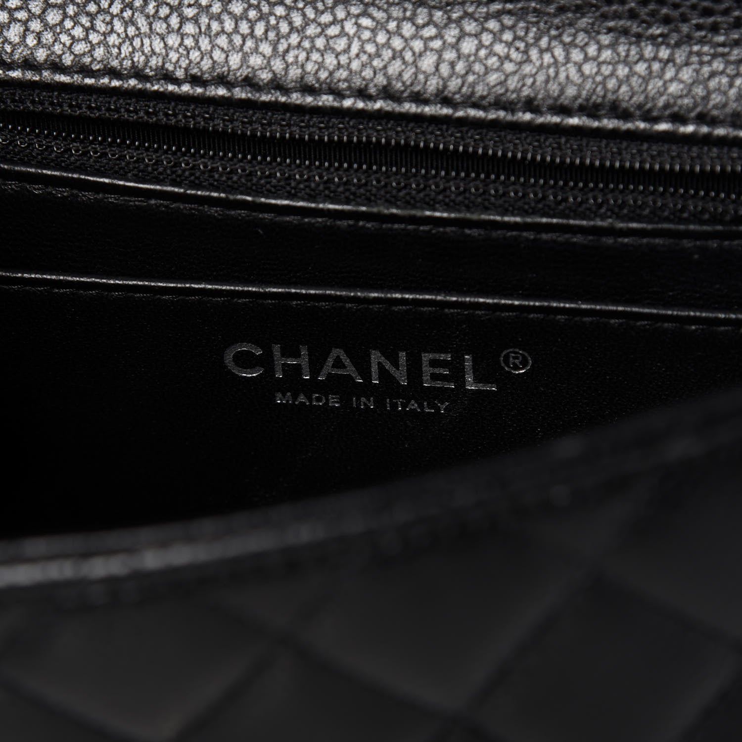Chanel Caviar Quilted Mini Square Flap Black 8 of 11