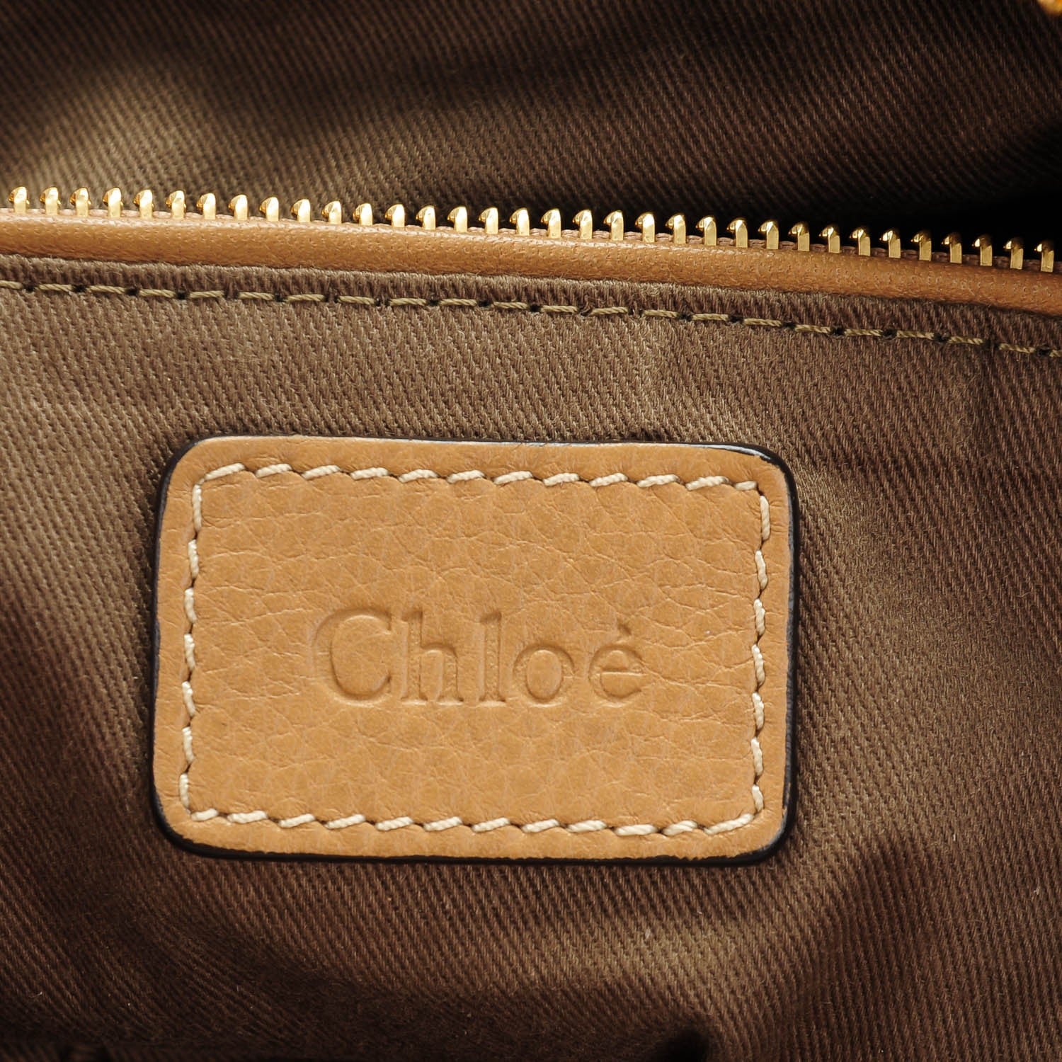 Chloe Calfskin Large Marcie Hobo Nut 6 of 8