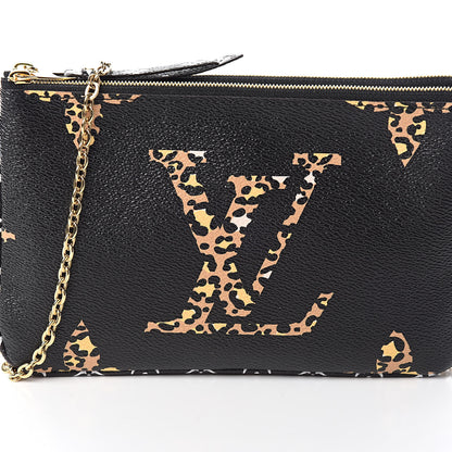 Louis Vuitton Monogram Giant Jungle Pochette Double Zip Black 10 of 10