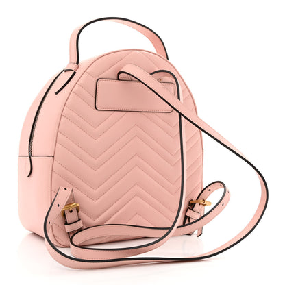 Gucci Calfskin Matelasse GG Marmont Dome Backpack Perfect Pink 3 of 11