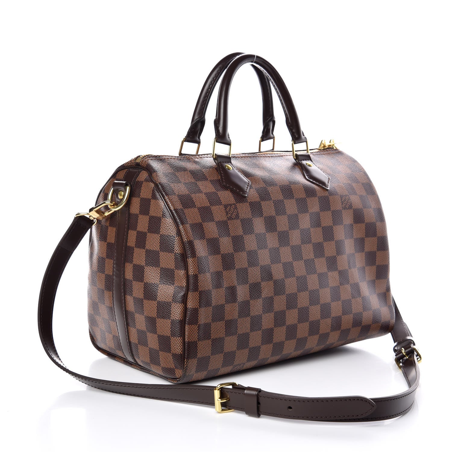 Louis Vuitton Damier Ebene Speedy Bandouliere 30 3 of 12