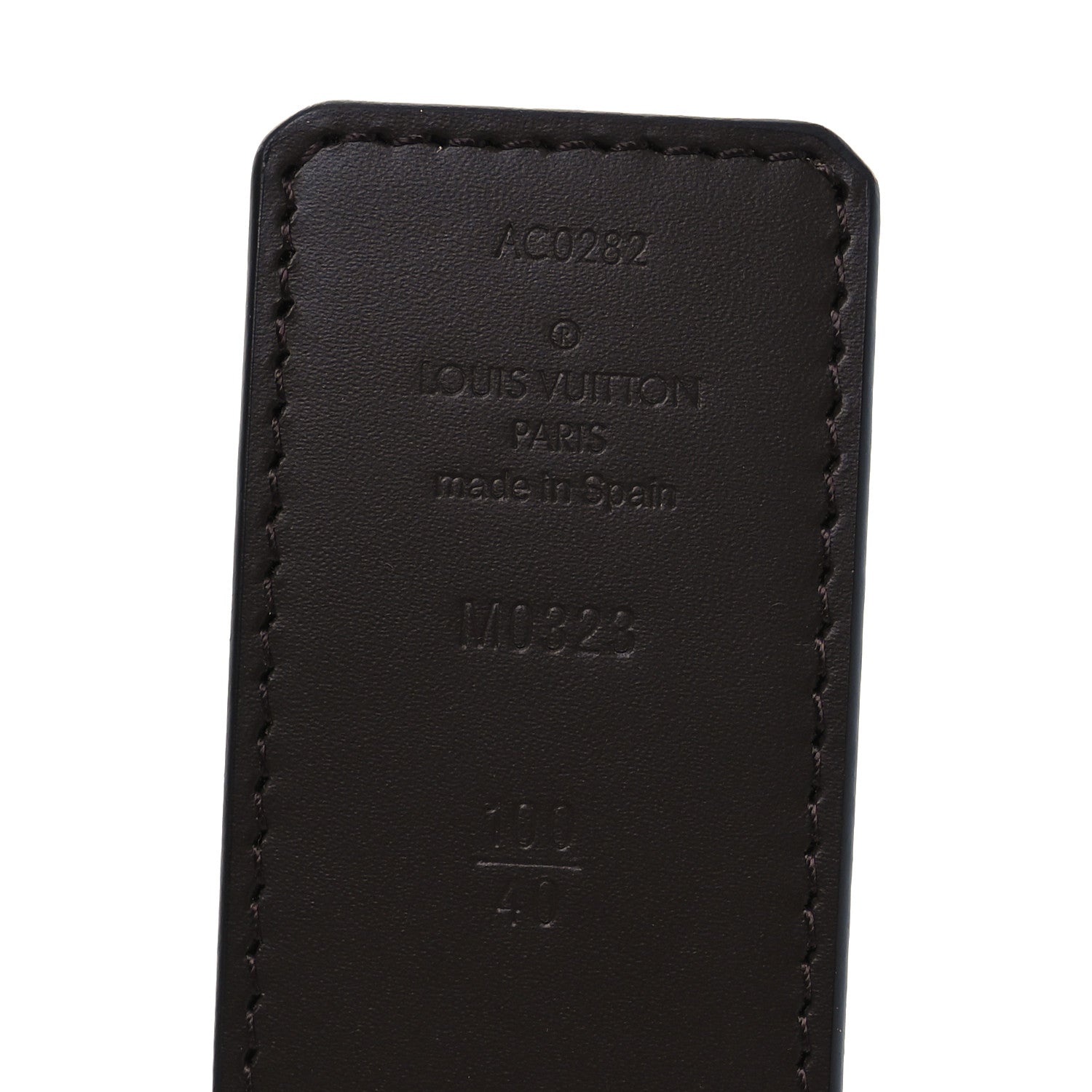 Louis Vuitton Calfskin Monogram 40mm LV Initiales Reversible Belt 100 40 Brown 7 of 8