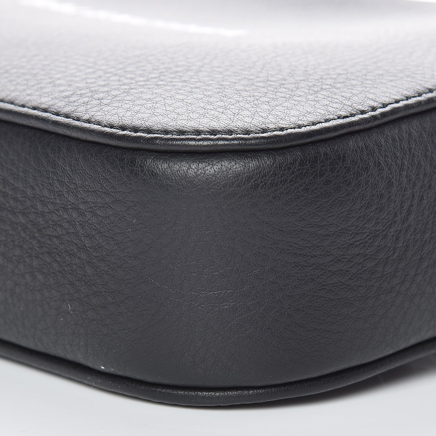 Calfskin Logo S Everyday Camera Bag Black