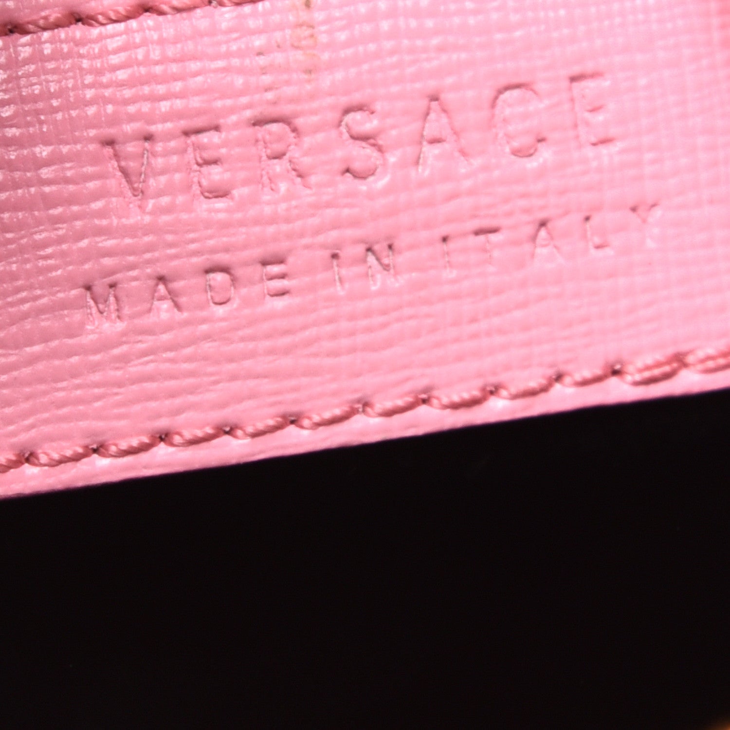 Versace Saffiano Calfskin Palazzo Duffle Bag Light Pink 6 of 12