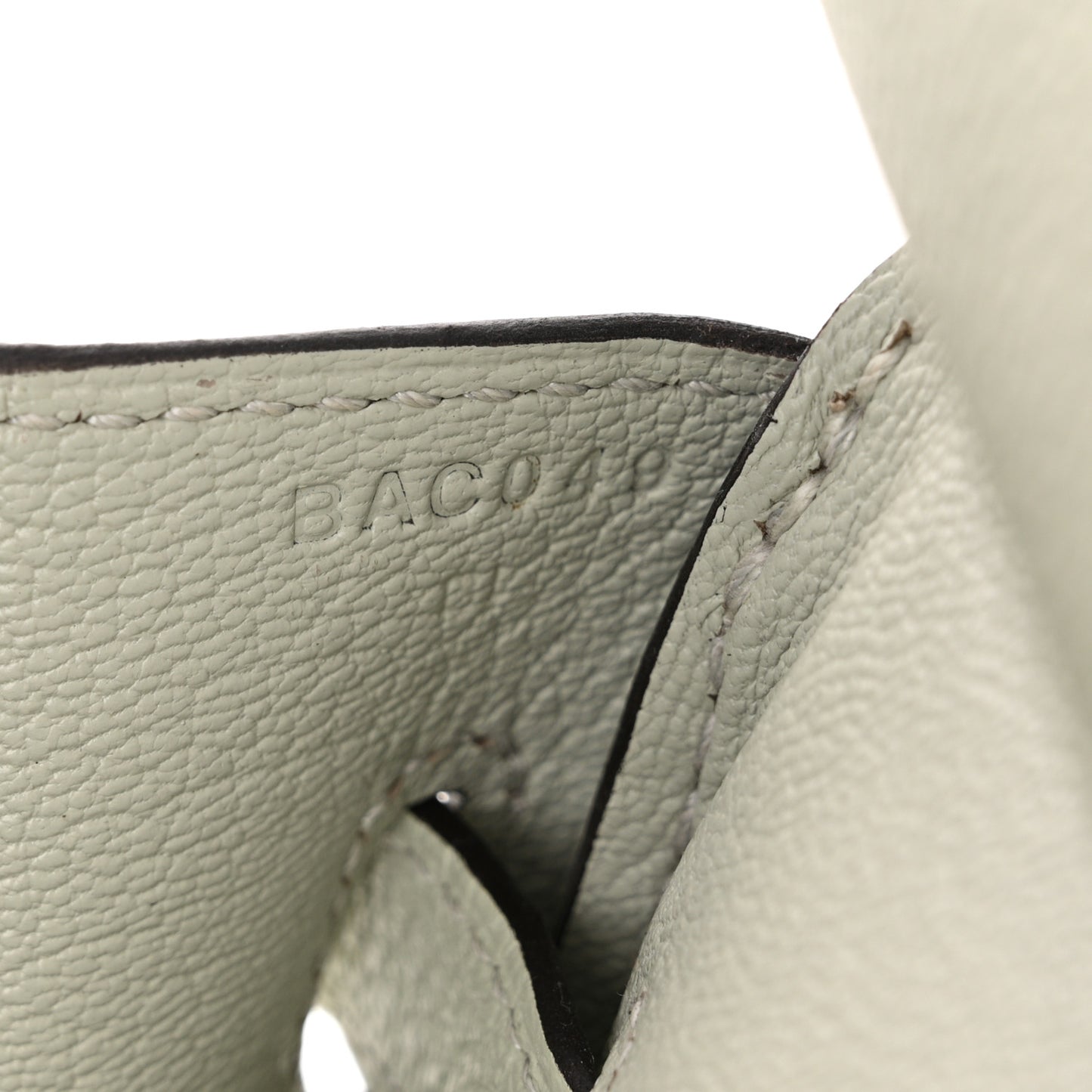 Togo Birkin 30 Gris Neve