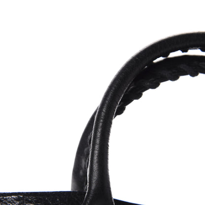 Balenciaga Agneau Classic Hardware S City Logo Strap Black White 10 of 17