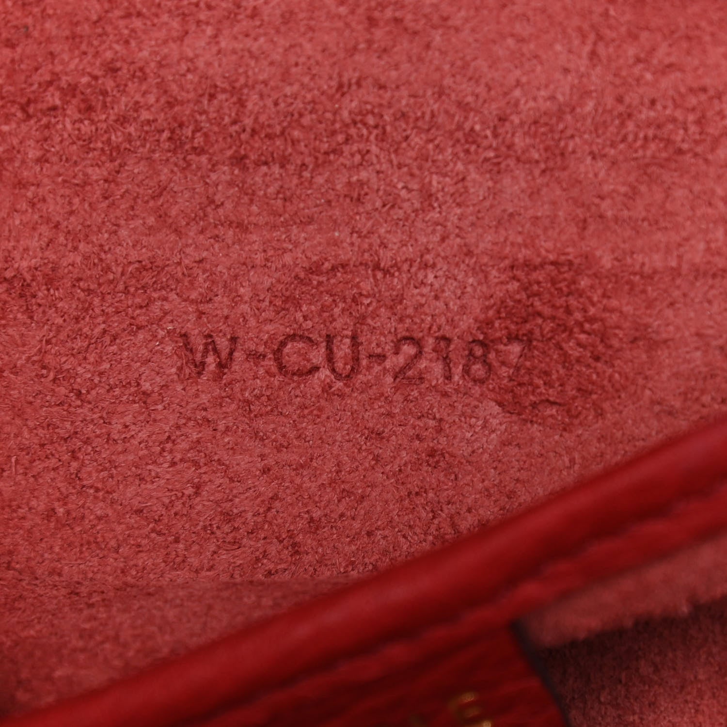 Celine Drummed Calfskin Nano Luggage Red 8 of 13