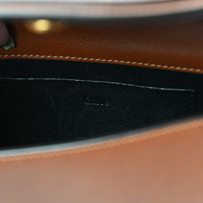 Chloe Calfskin Small Nile Bracelet Minaudiere Bag Caramel 7 of 12
