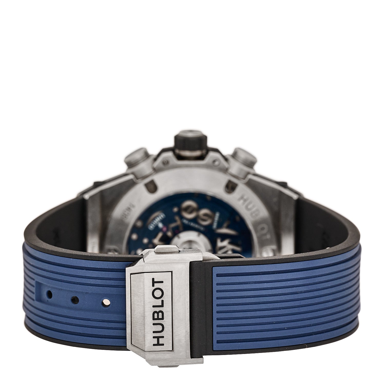 Hublot Titanium Rubber 45mm Big Bang Unico Automatic Watch Blue 411.NX.5179.RX 3 of 4