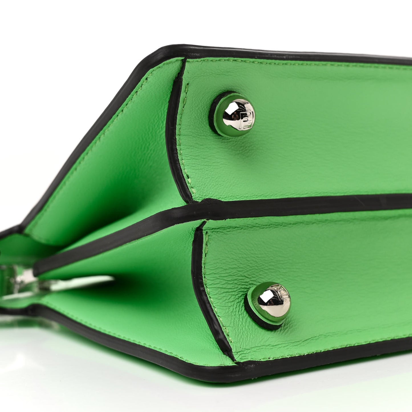 Shiny Nappa Petite Peekaboo I SEE U Satchel Edamame