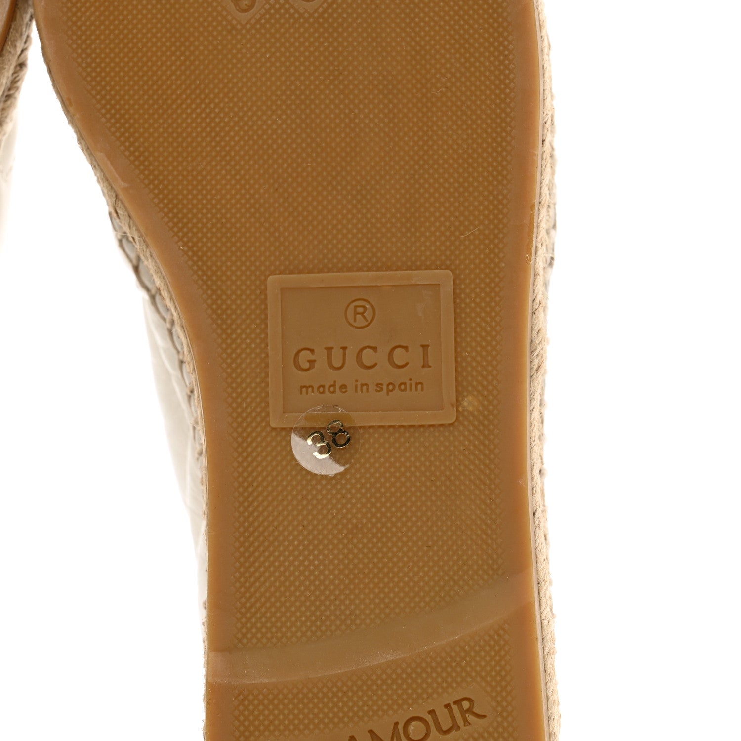 Gucci Nappa Matelasse GG Marmont Espadrilles 38 Great White 6 of 9