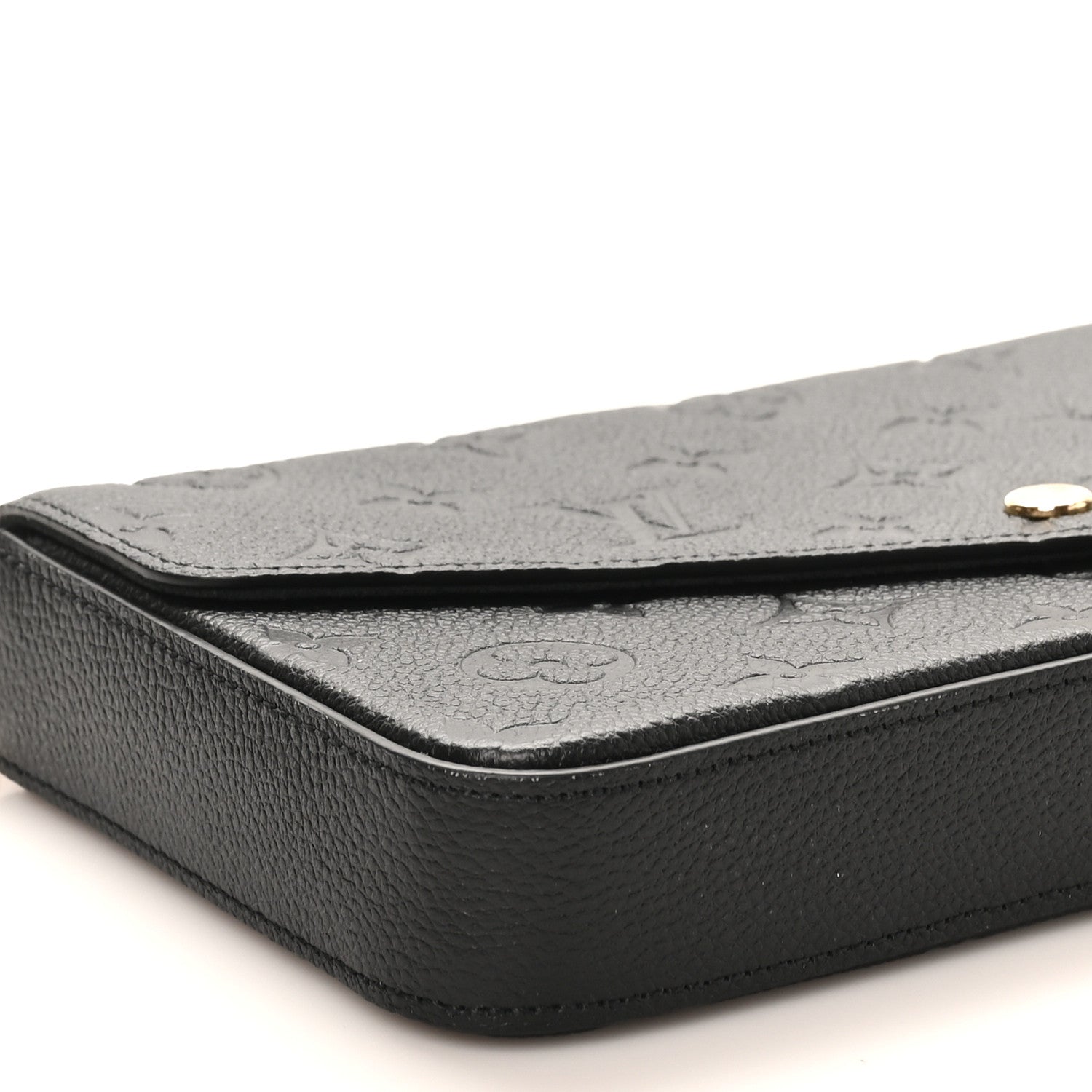 Louis Vuitton Empreinte Pochette Felicie Chain Wallet Black 9 of 10