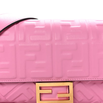 Fendi Nappa FF 1974 Embossed Baguette Lollypop 8 of 10