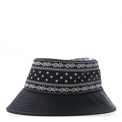 Hermes Technical Gabardine Balade Bandana Bucket Hat 57 Marine 1 of 8