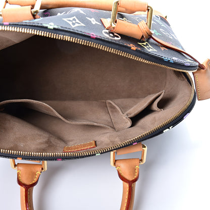 Louis Vuitton Monogram Multicolor Alma PM Black 4 of 9