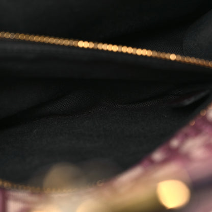 Christian Dior Oblique 30 Montaigne Flap Bag Burgundy 7 of 17