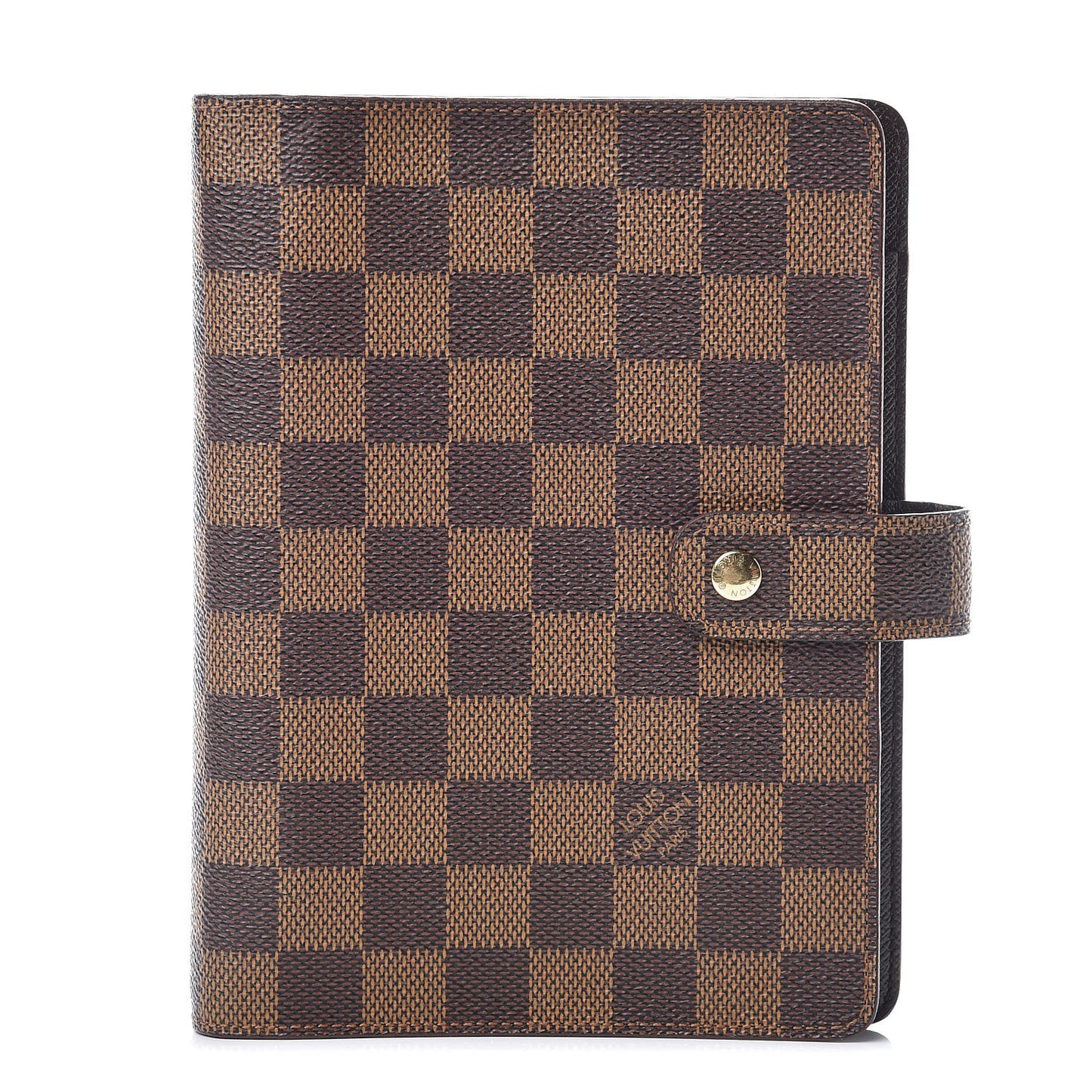 Damier Ebene Medium Ring Agenda Cover