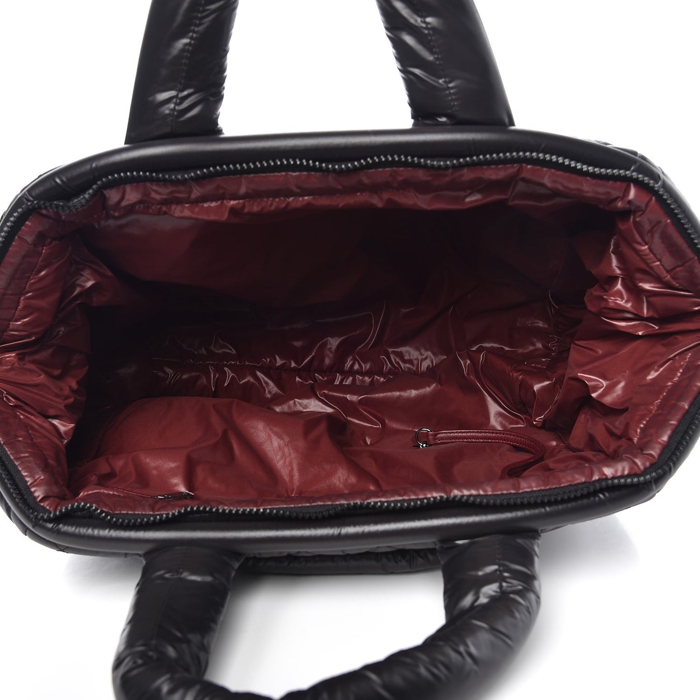 Nylon Quilted Coco Cocoon Bowler Black