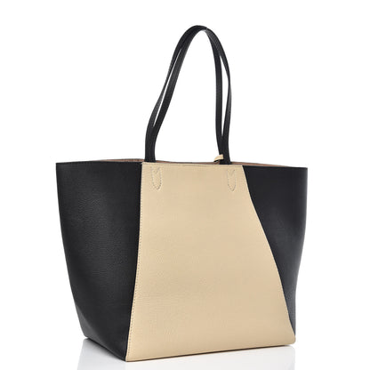 Louis Vuitton Calfskin Lockme Cabas Vanille Black 4 of 12
