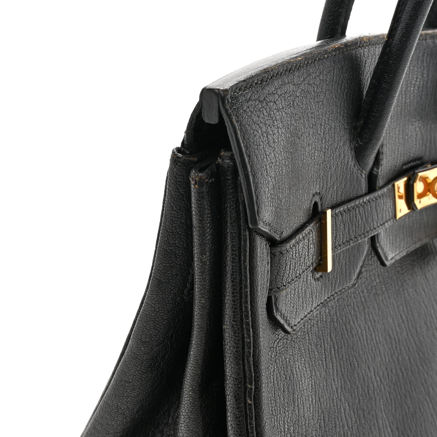 Chevre de Coromandel HAC Birkin 32 Black