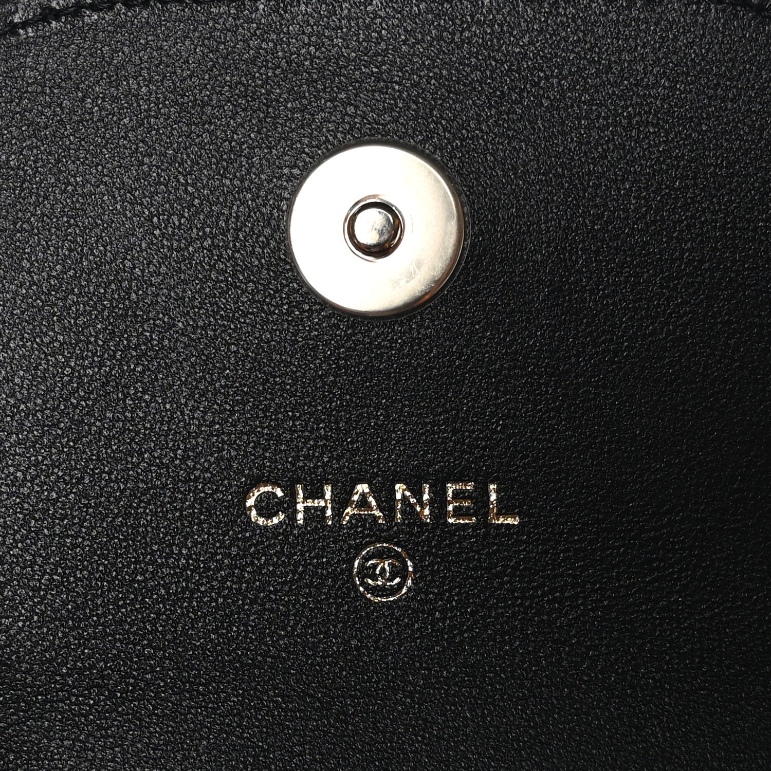 Chanel Lambskin Quilted Pearl Top Handle Clutch With Chain Black 9 of 13