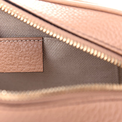 Gucci Pebbled Calfskin Small Soho Disco Bag Camelia 6 of 11