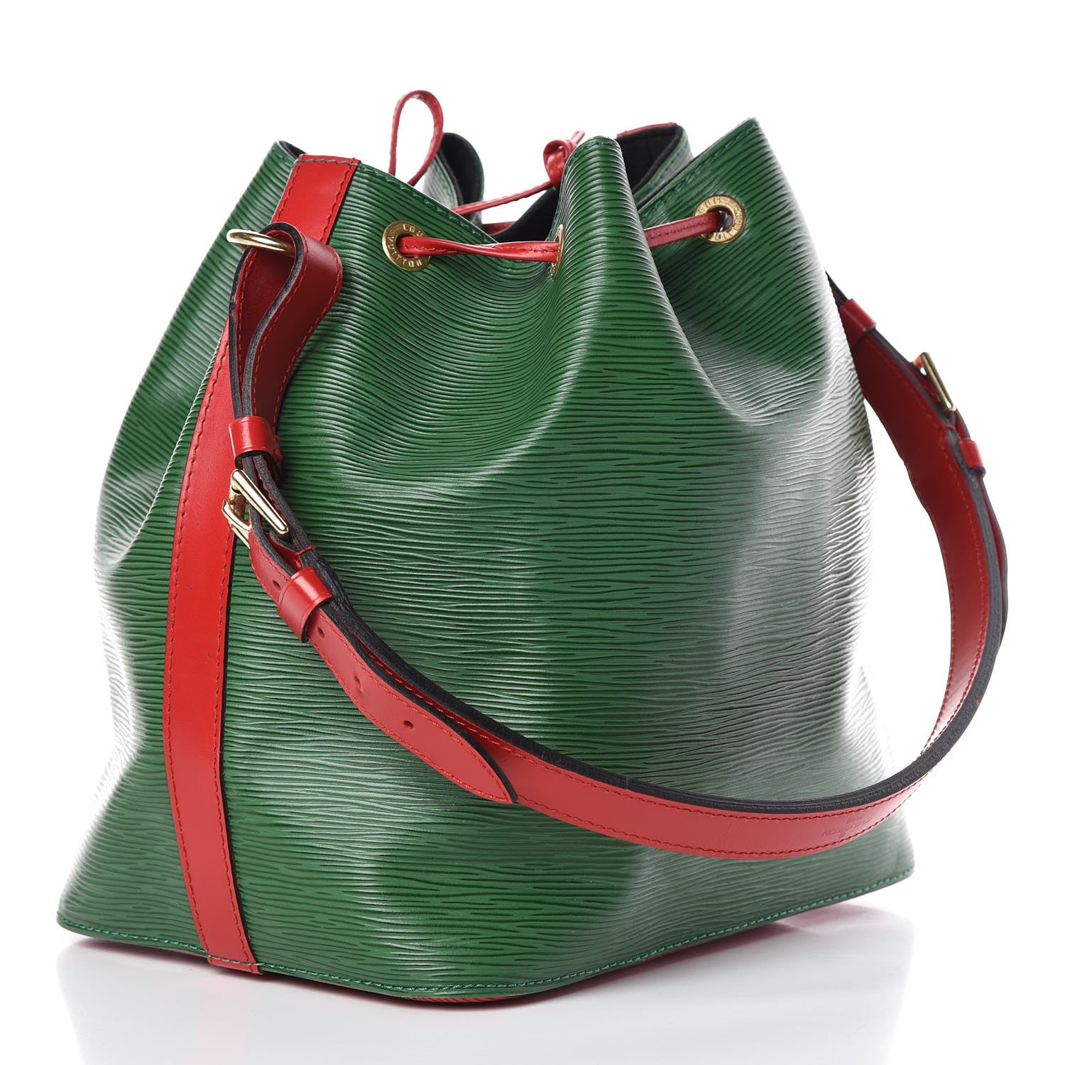 Louis Vuitton Epi Petit Bi-Color Noe Borneo Castillan Red 3 of 9