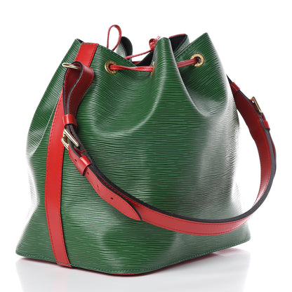 Louis Vuitton Epi Petit Bi-Color Noe Borneo Castillan Red 3 of 9