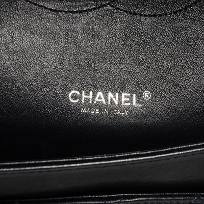 Chanel Lambskin Quilted Maxi Double Flap Navy 6 of 8