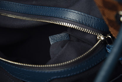 Louis Vuitton Damier Ebene Sac Marin Backpack Blue Marine 9 of 9