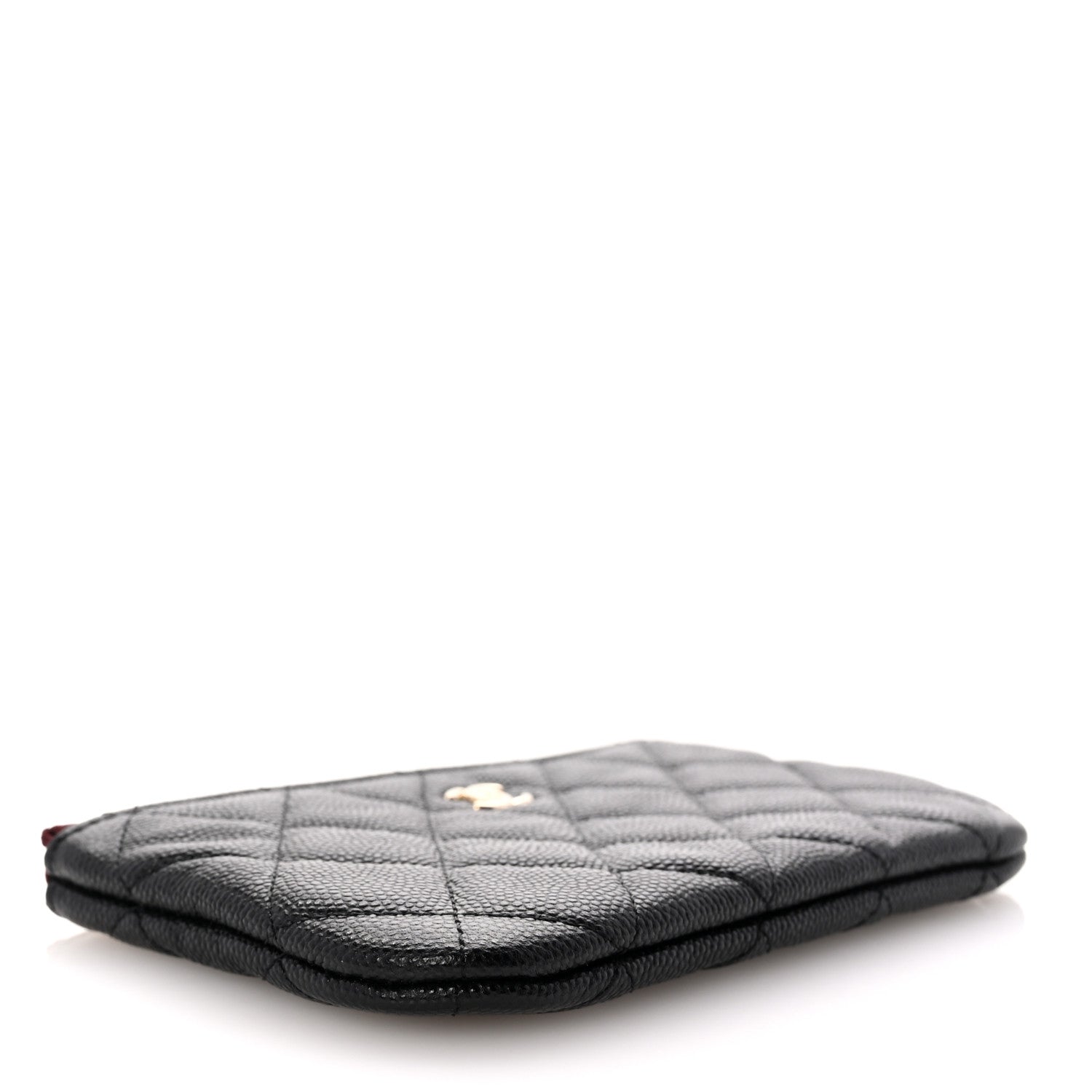 Chanel Caviar Quilted Small Cosmetic Case Black 4 of 8