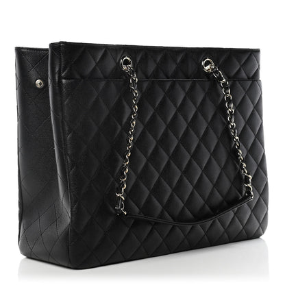 Chanel Caviar Quilted Large Shopping Tote Black 3 of 10