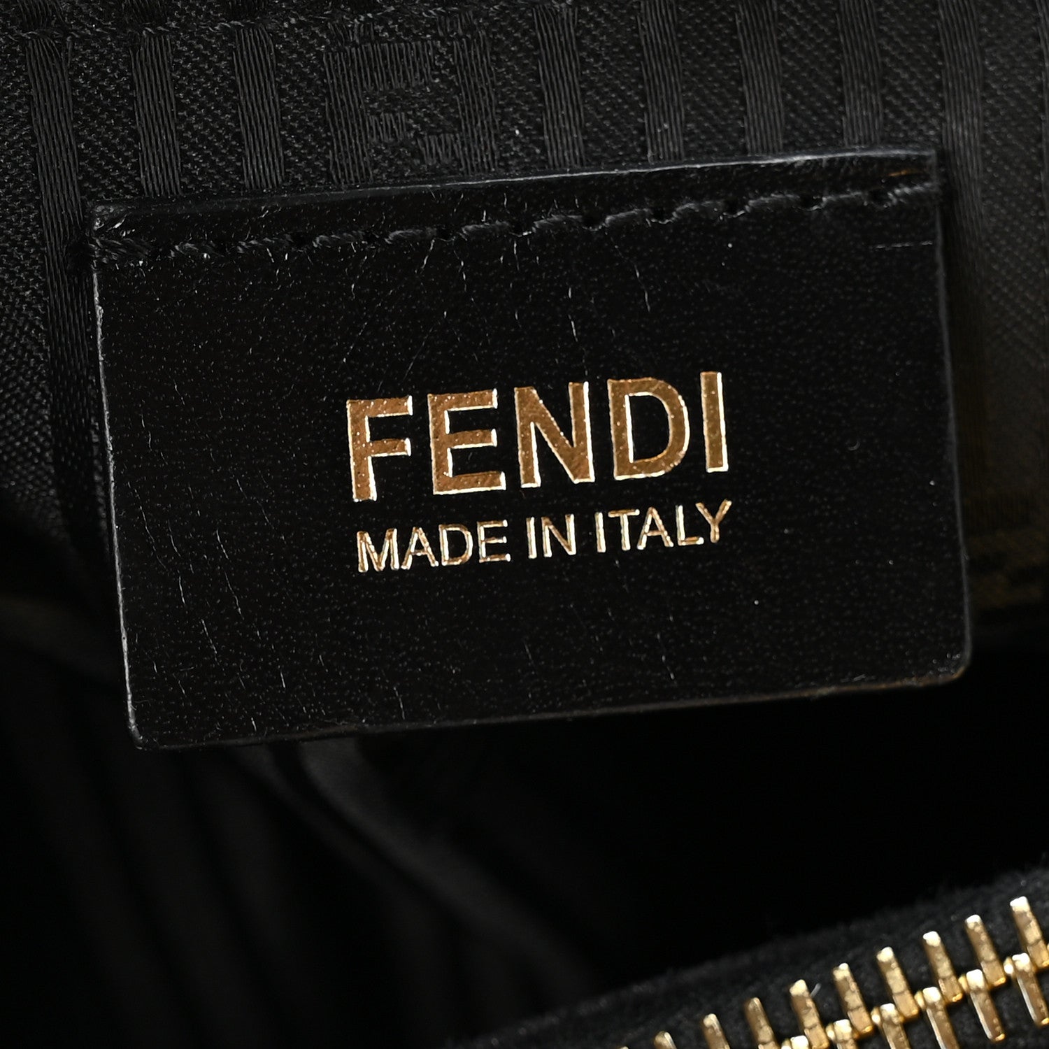Fendi Vitello Elite Regular 2Jours Tote Black 6 of 11