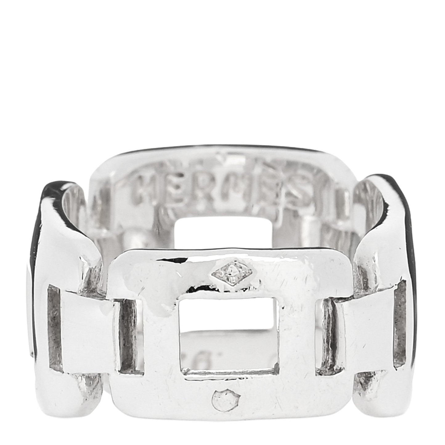 Sterling Silver Bague Hera Ring 50 5.25