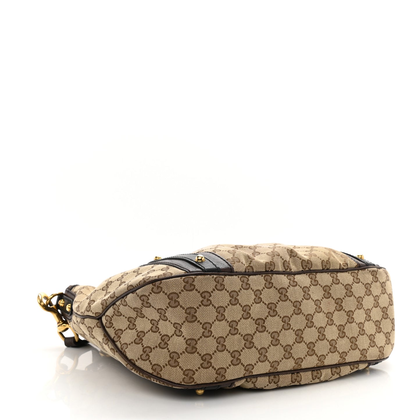 Monogram Interlocking G Tote Dark Brown