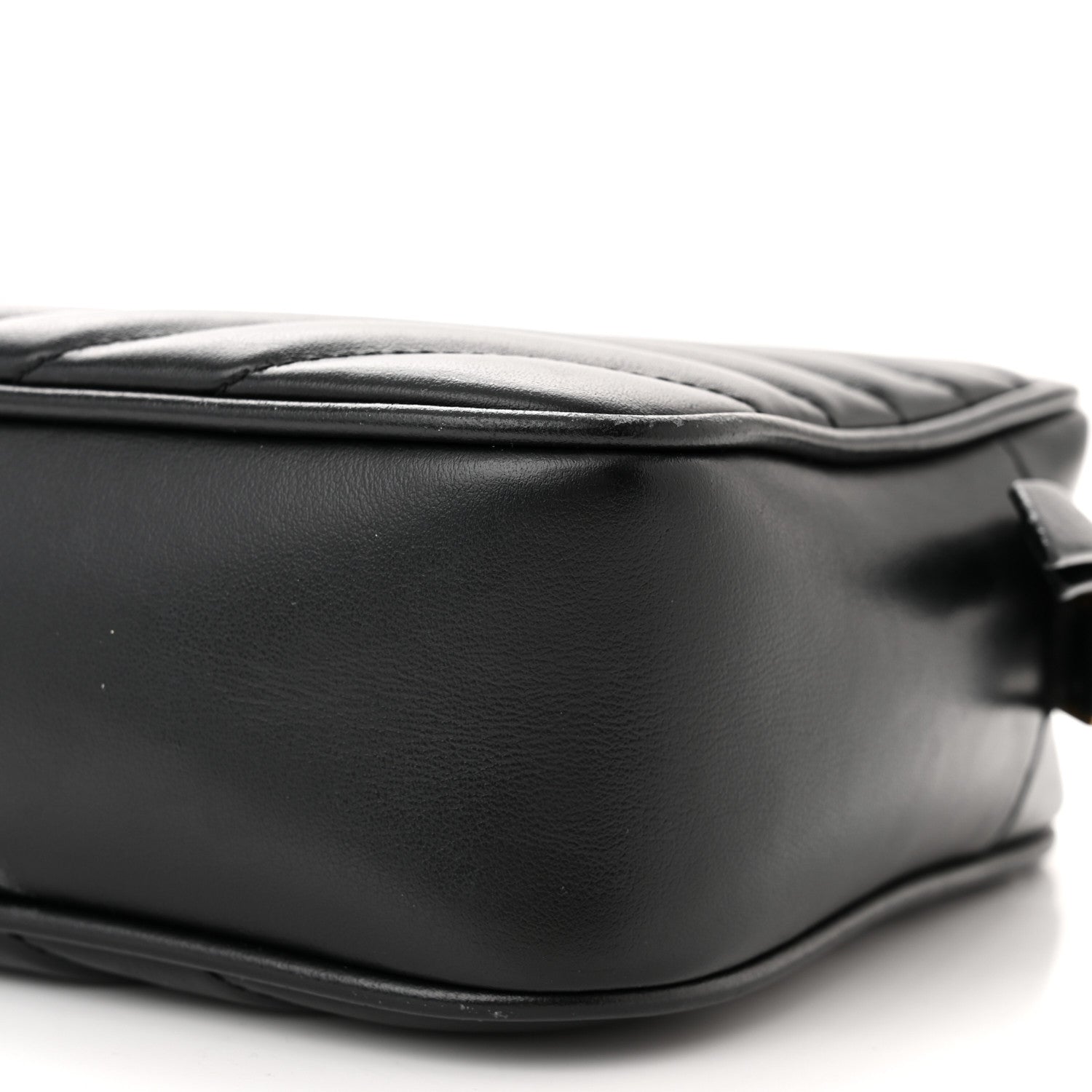 Saint Laurent Calfskin Matelasse Monogram Lou Camera Bag Black 10 of 13
