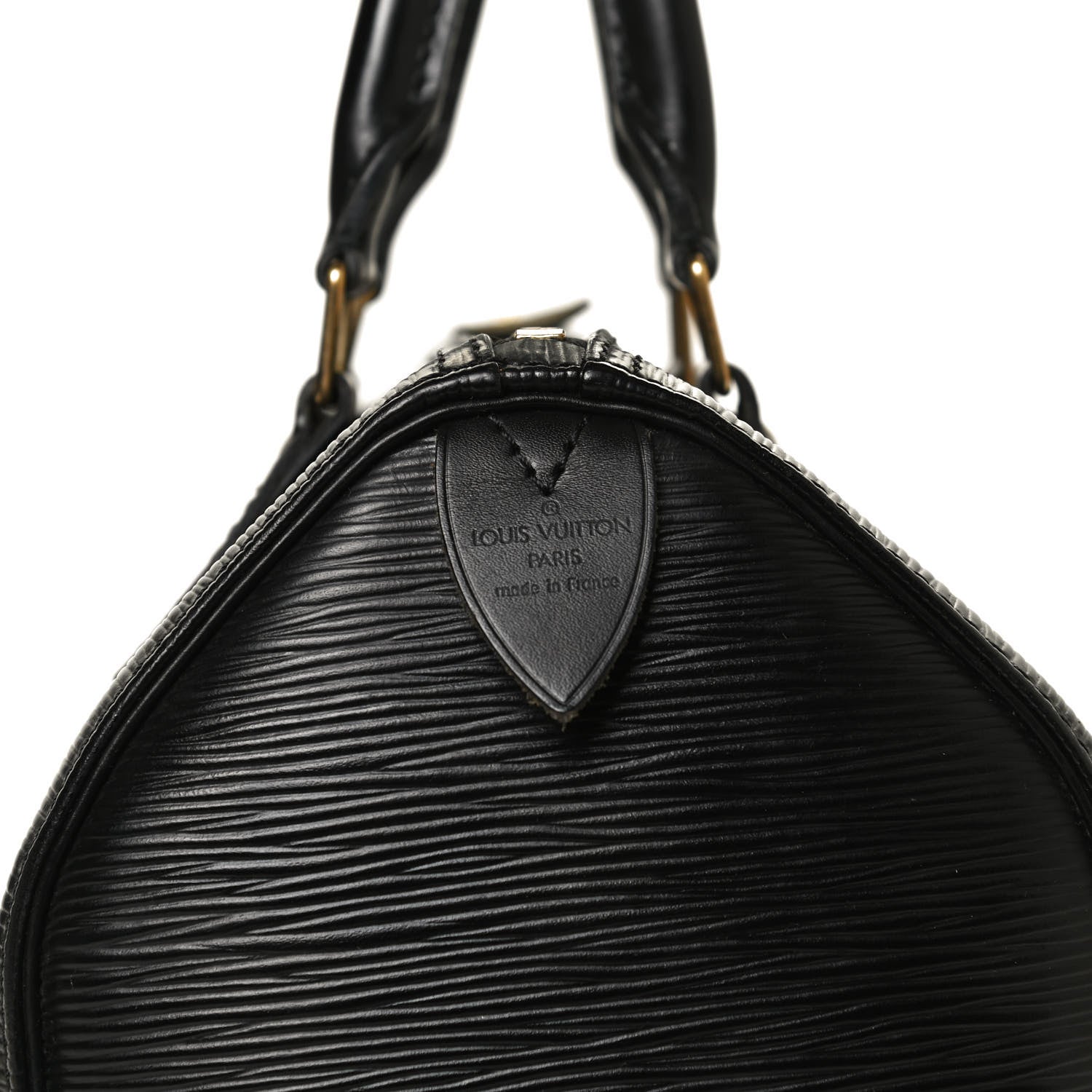 Louis Vuitton Epi Speedy 25 Black 6 of 14