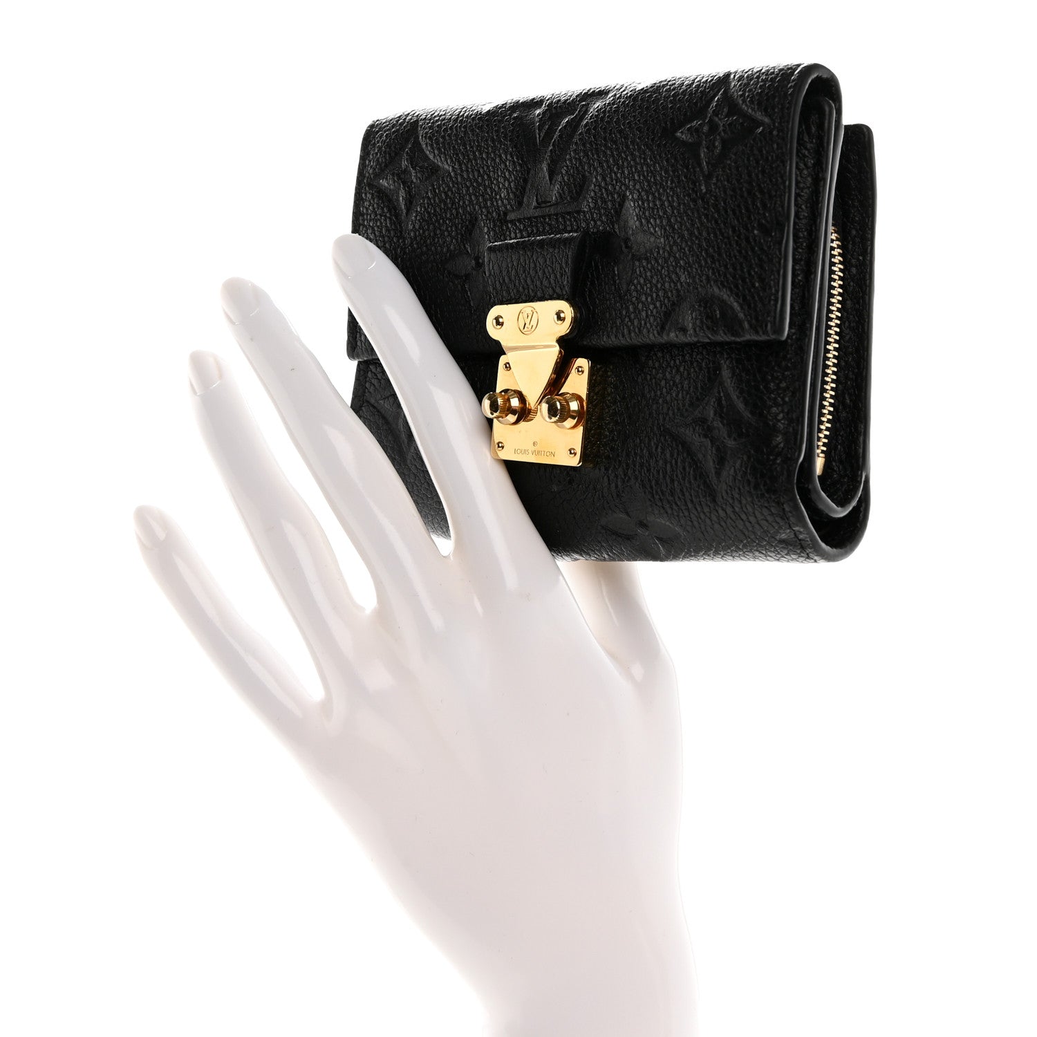 Louis Vuitton Empreinte Metis Compact Wallet Black 2 of 11