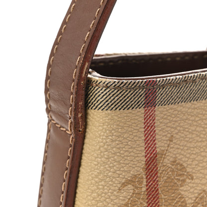 Burberry House Check Small Tote Dark Brown 11 of 11