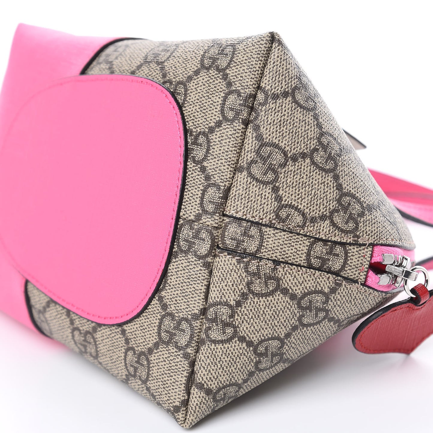 GG Supreme Monogram Childrens Rabbit Top Handle Bag Multicolor