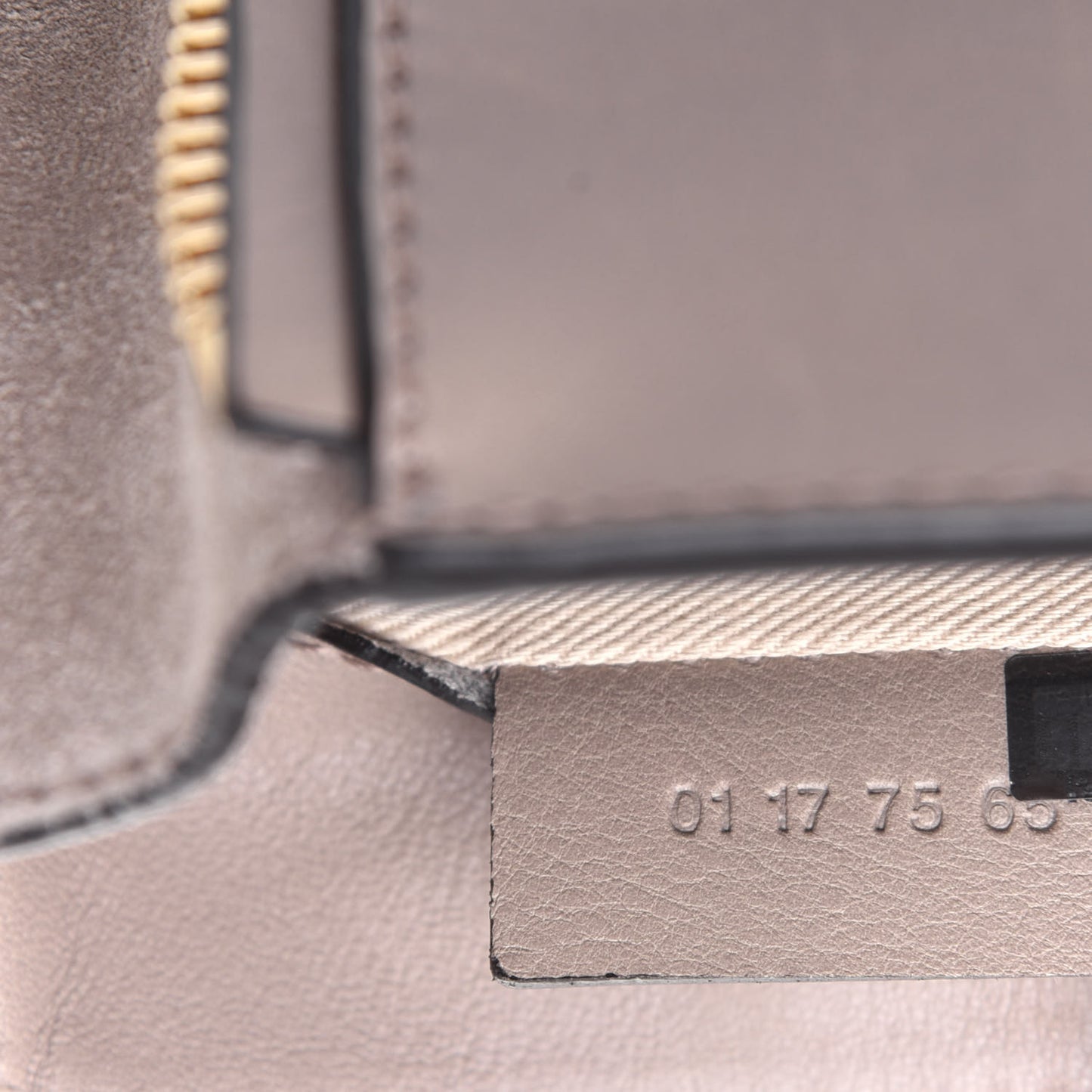 Suede Calfskin Mini Faye Backpack Motty Grey